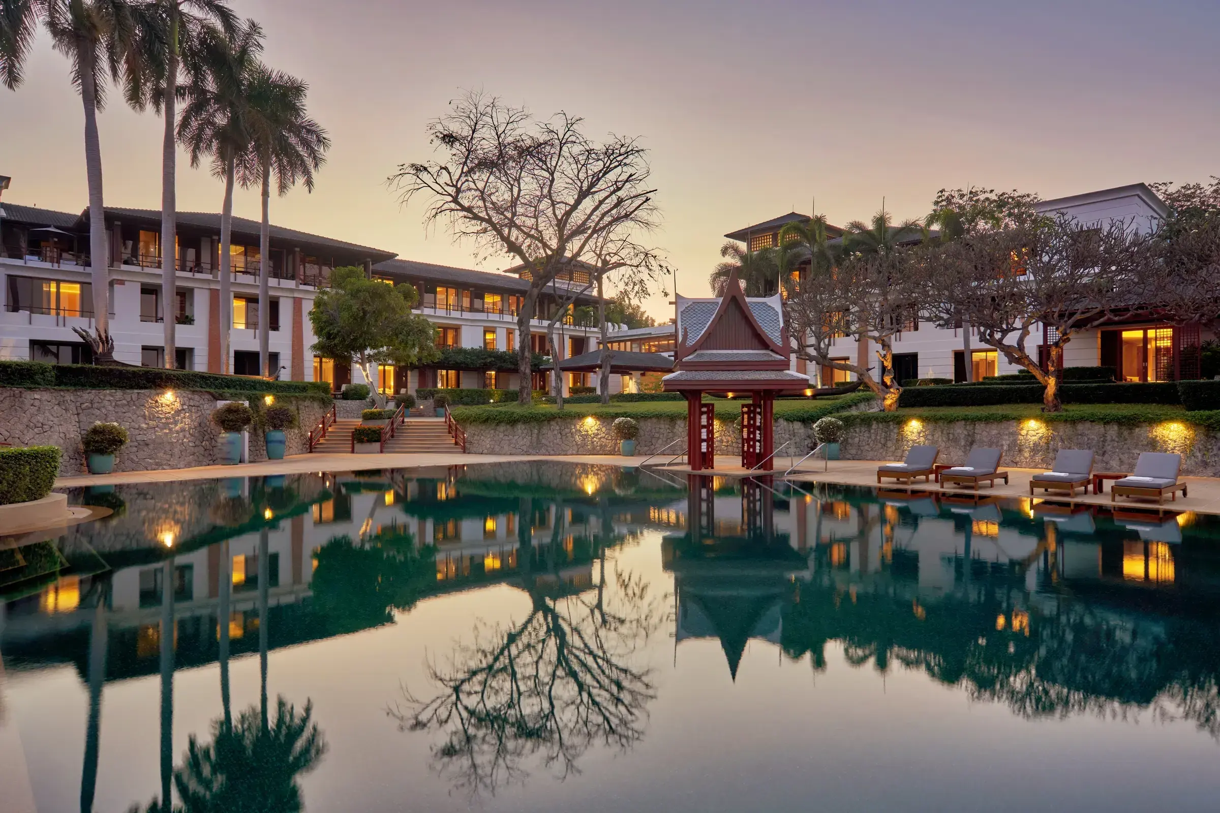 Ocean Wing building exterior at Chiva-Som Hua Hin Wellness Resort